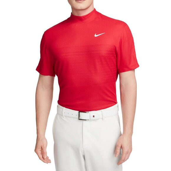 NIKE TIGER WOODS ADV MOCK SHIRT CUSTOM ATHLETE EXCLUSIVE DR5324-687 RED - Picture 6 of 9